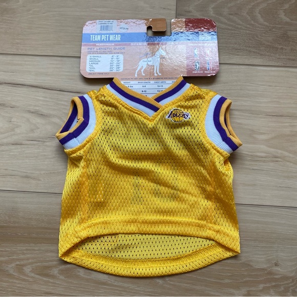 NBA Officially licensed Los Angeles Lakers Pet Jersey - Picture 2 of 3